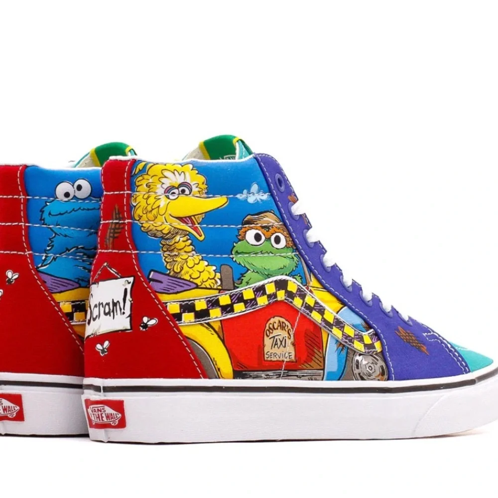 Vans Sesame Street Sk8-Hi 'Multi-Color size men 3.5 women 5